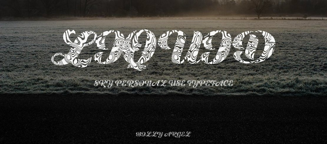 LIQUID SKY PERSONAL USE Font