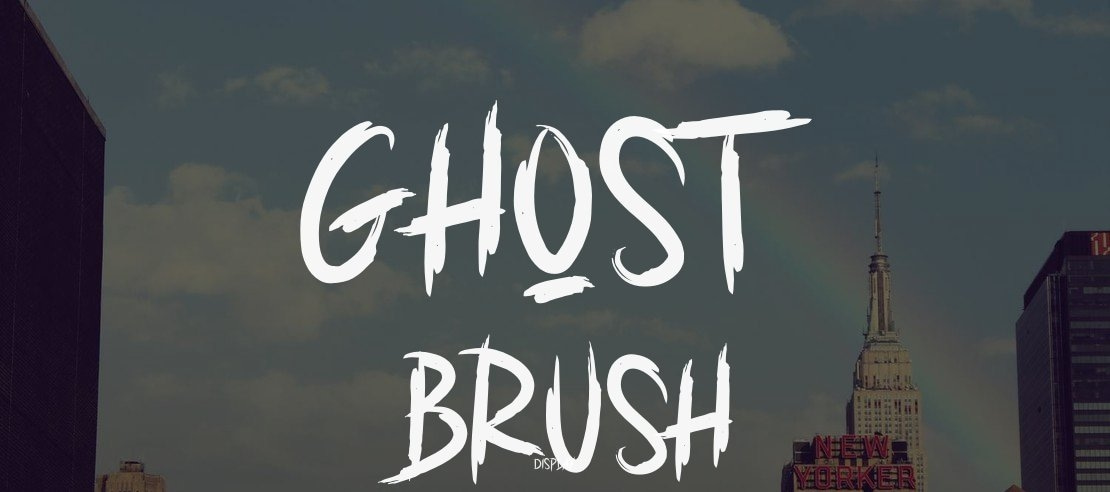 GHOST BRUSH Font