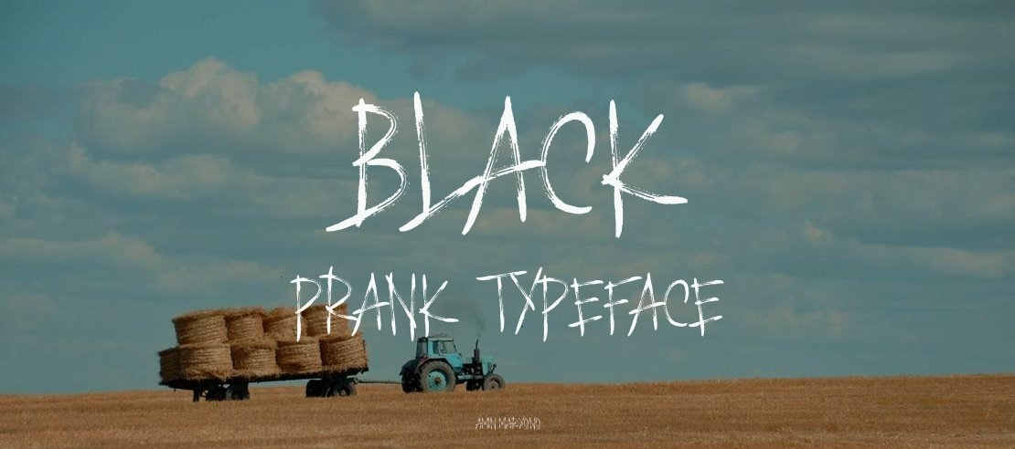 BLACK PRANK Font