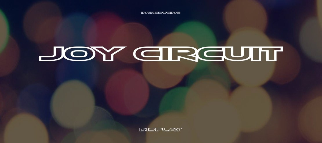 Joy Circuit Font