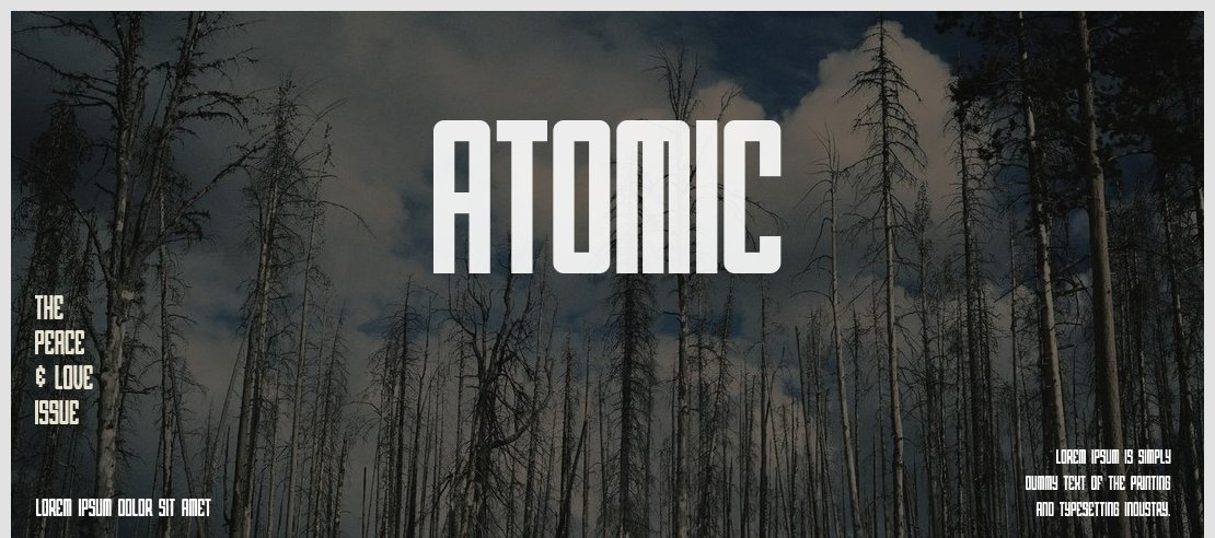 Atomic Font