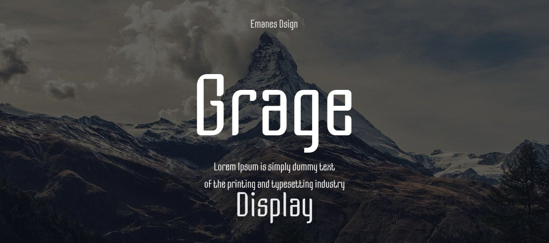 Grage Font Family