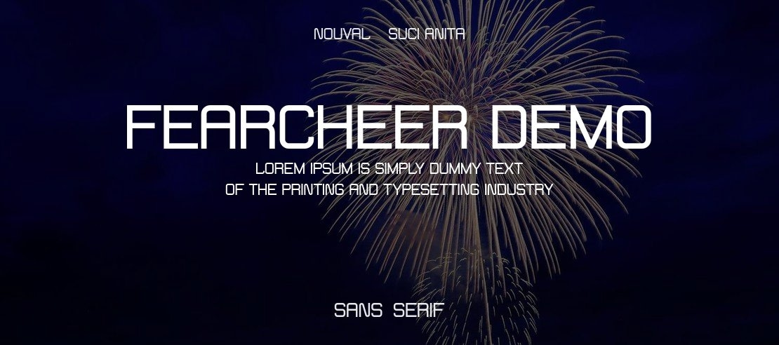 Fearcheer Demo Font Family