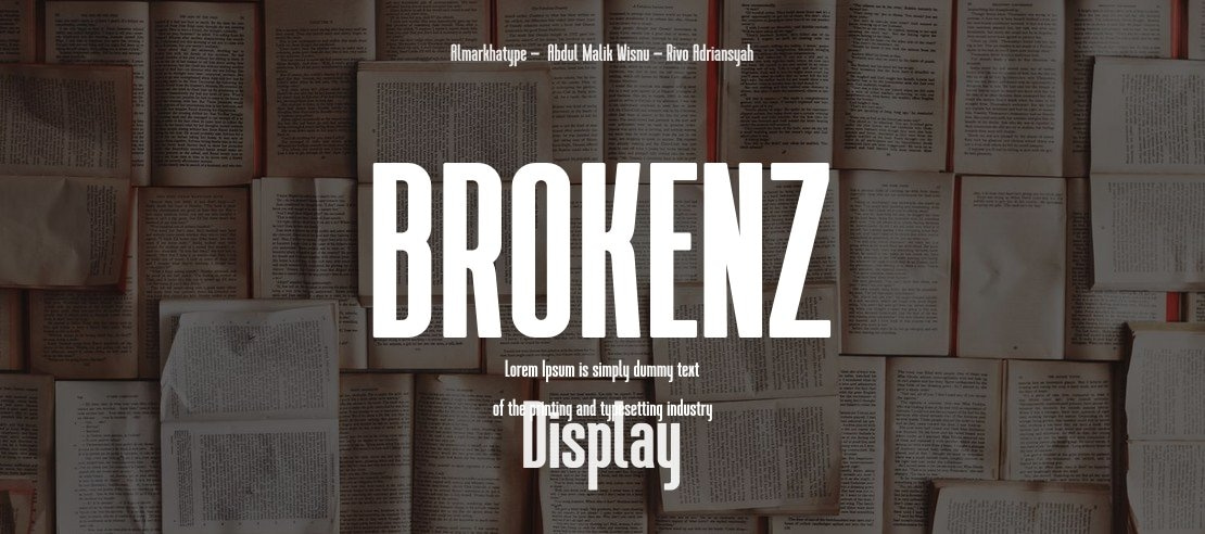 BROKENZ Font