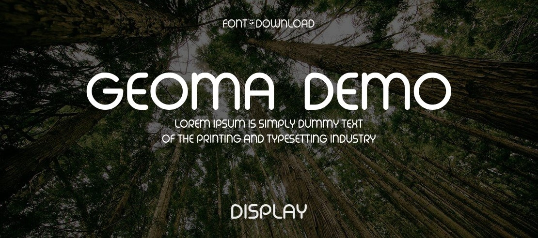 Geoma  Demo Font Family