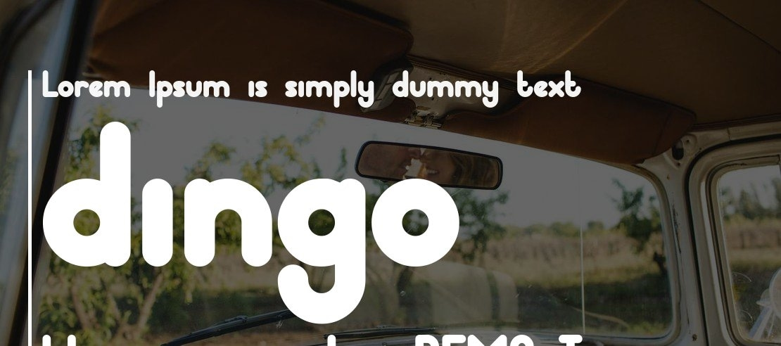 dingo the singing dog DEMO Font