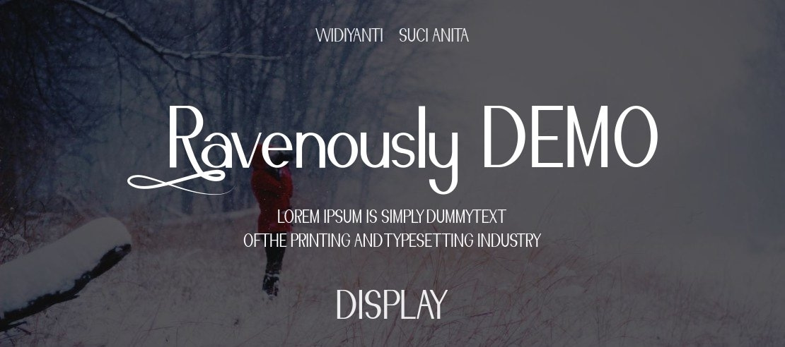 Ravenously Demo Font Family