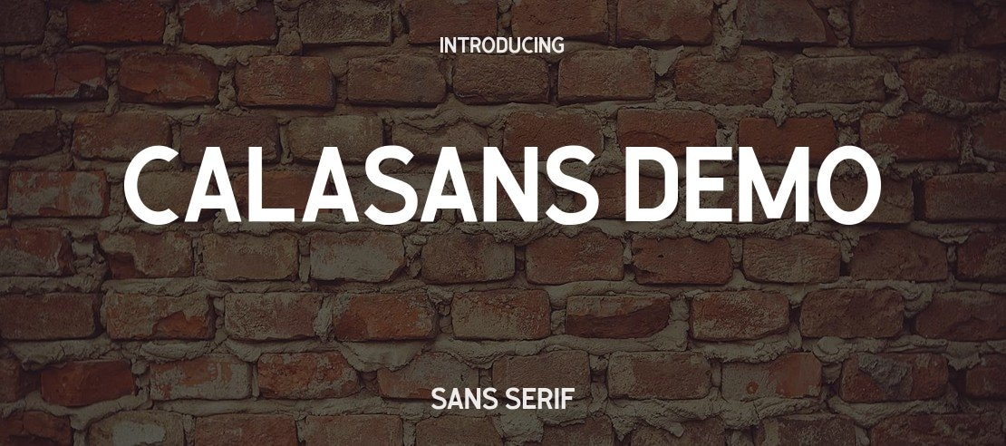 Calasans DEMO Font