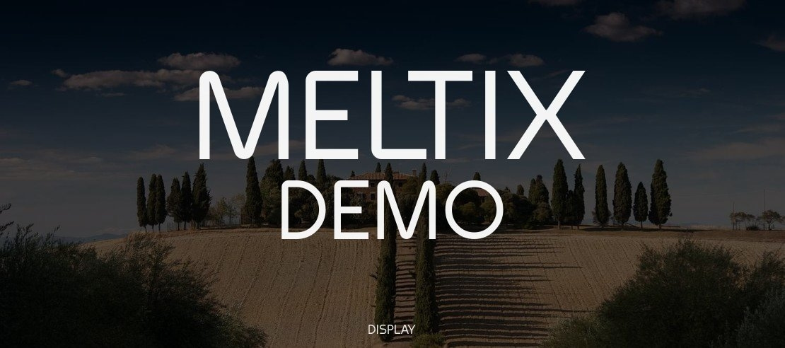 Meltix  Demo Font Family