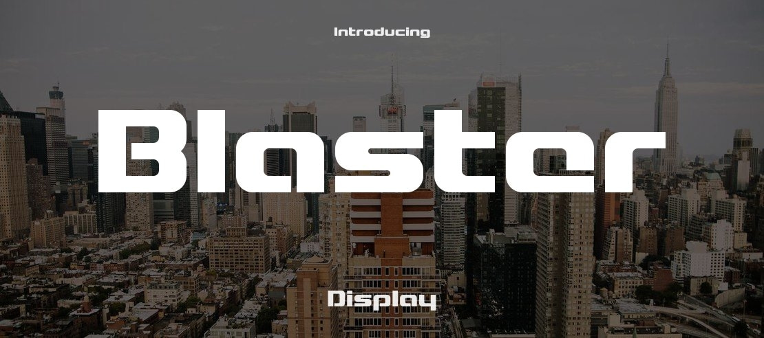 Blaster Font Family