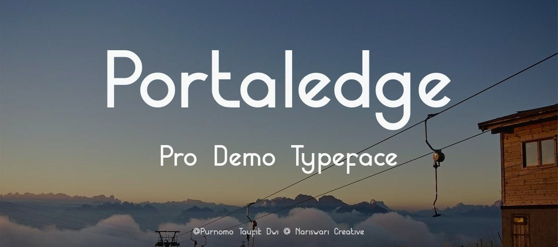 Portaledge Pro Demo Font