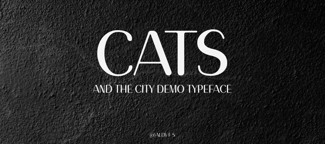 Cats And The City Demo Font