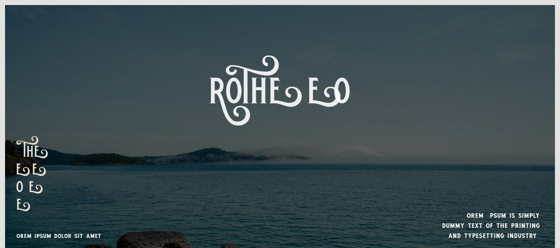 ROTHE DEMO Font