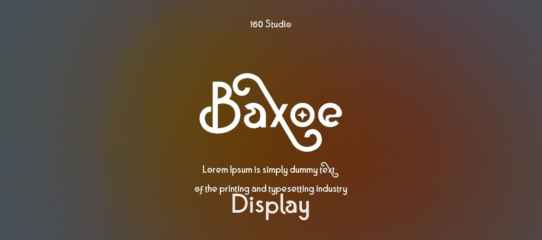Baxoe Font