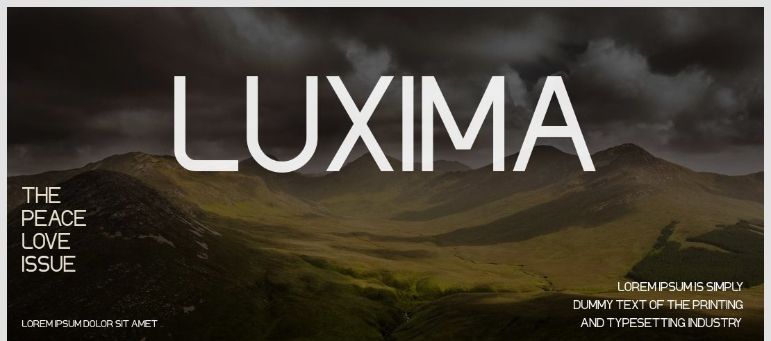 Luxima Font
