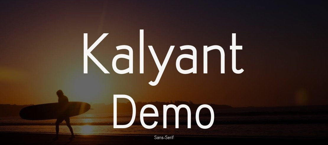 Kalyant Demo Font Family