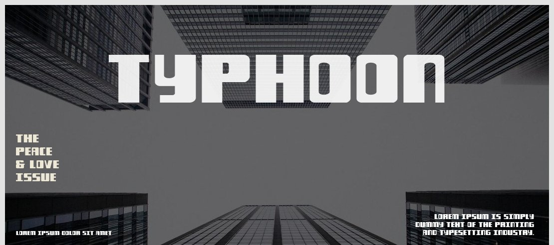 Typhoon Font Family