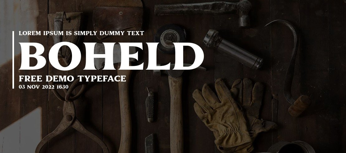 Boheld Free DEMO Font