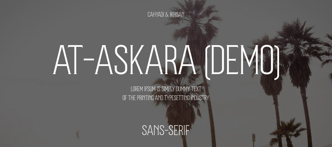 AT-Askara (demo) Font