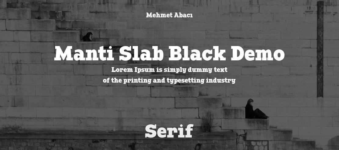 Manti Slab Black Demo Font Family