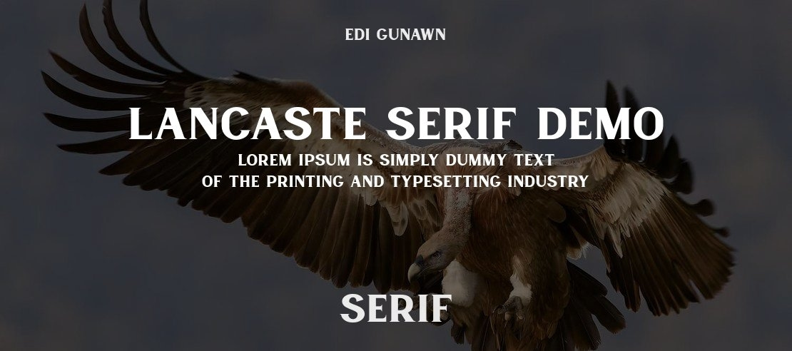 Lancaste Serif Demo Font Family