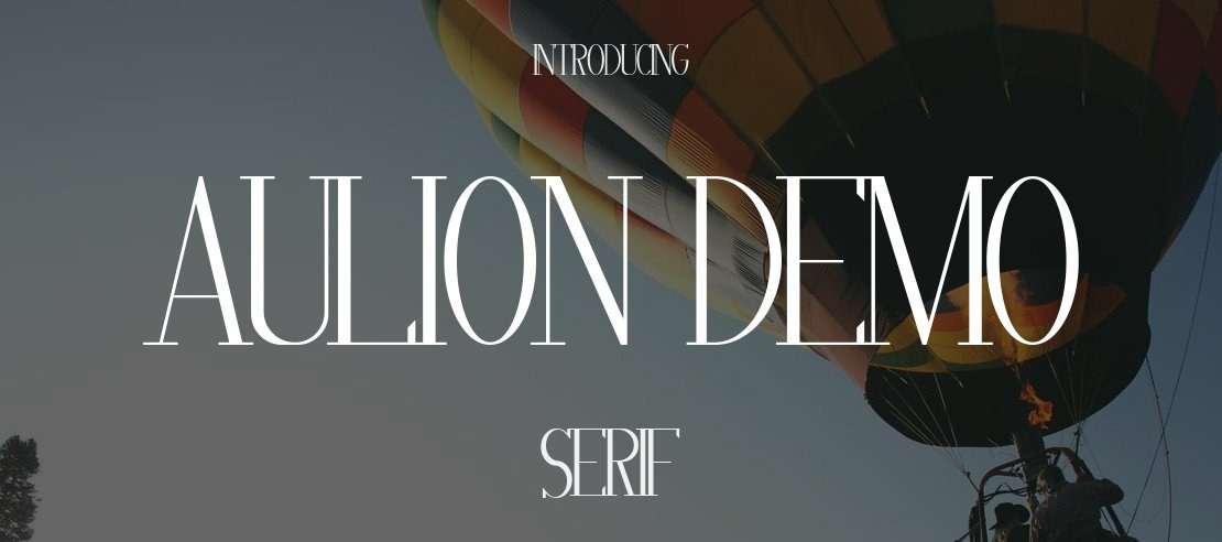 Aulion Demo Font Family