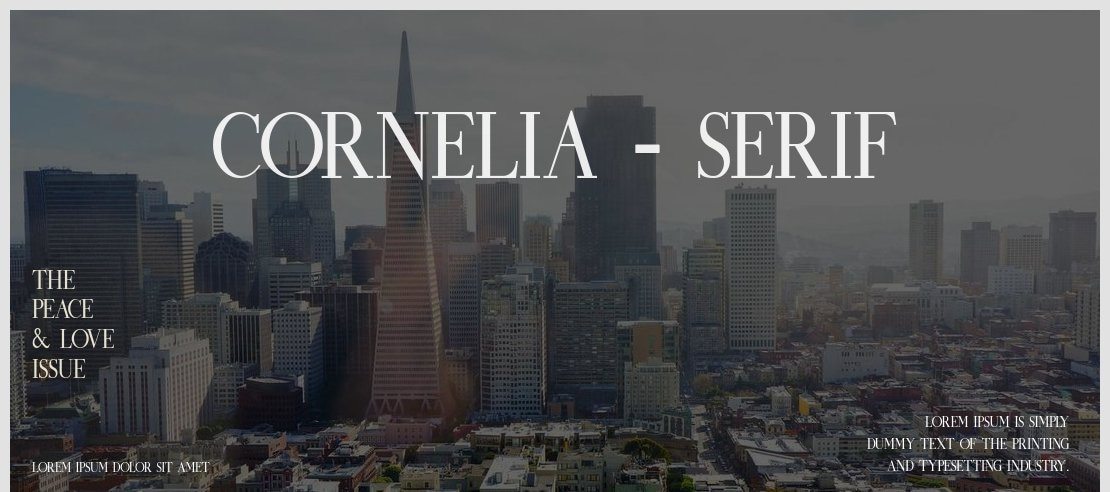 Cornelia - Serif Font