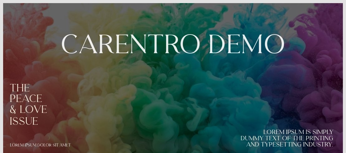 Carentro DEMO Font