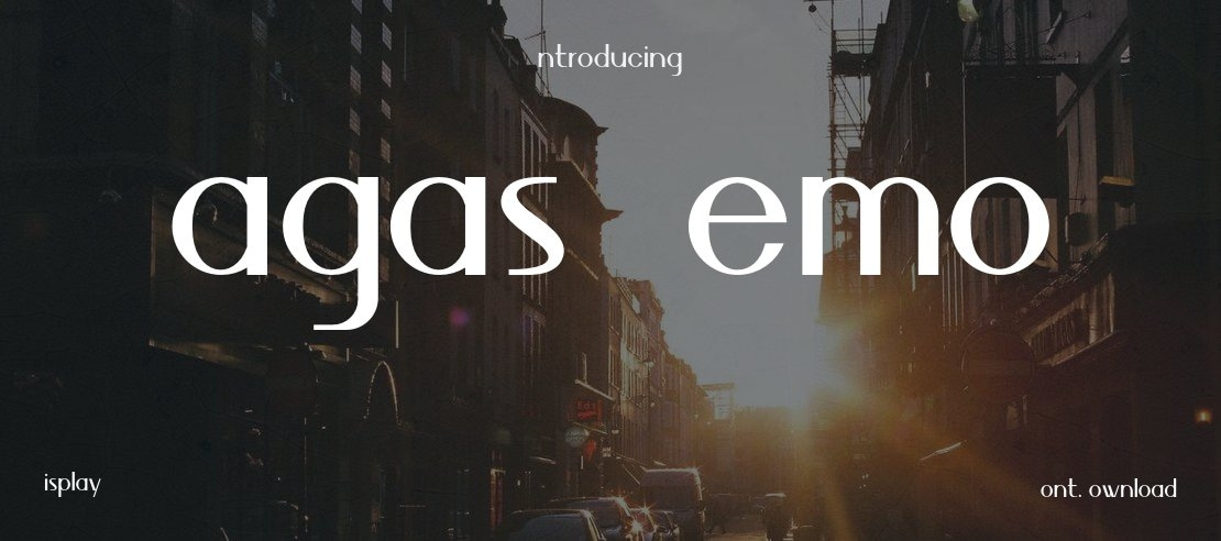 Magas Demo Font