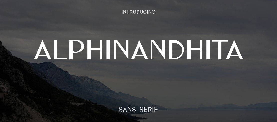 ALPHINANDHITA Font