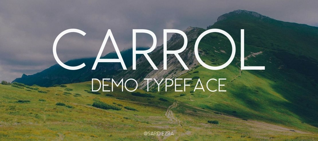 Carrol DEMO Font