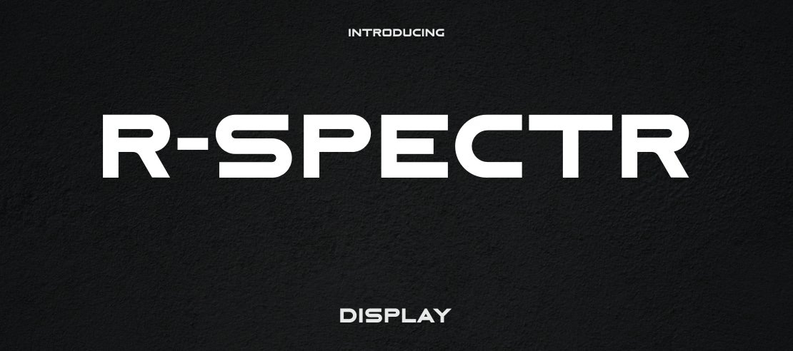 R-Spectr Font