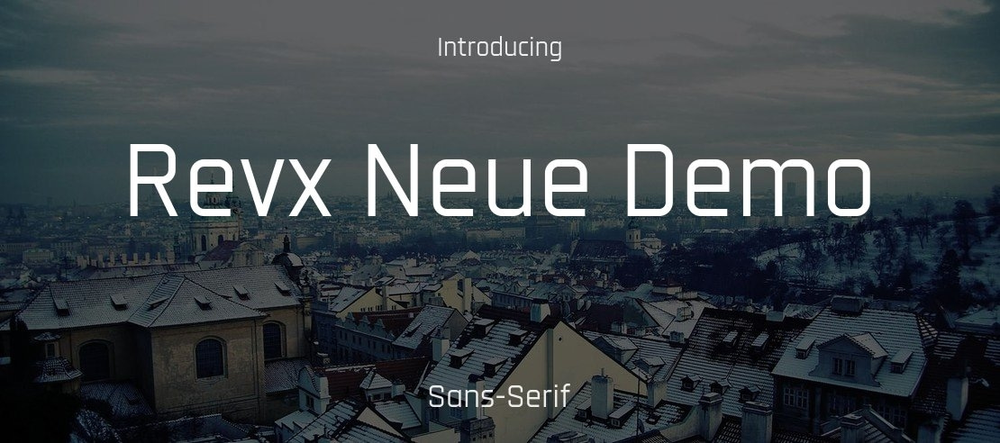 Revx Neue Demo Font Family