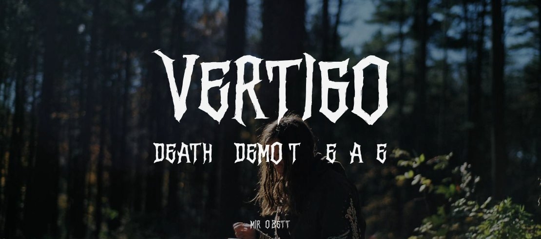 Vertigo Death - Demo Font