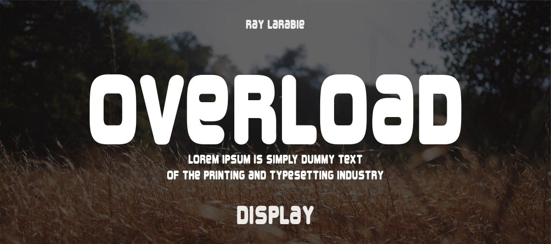 Overload Font Family