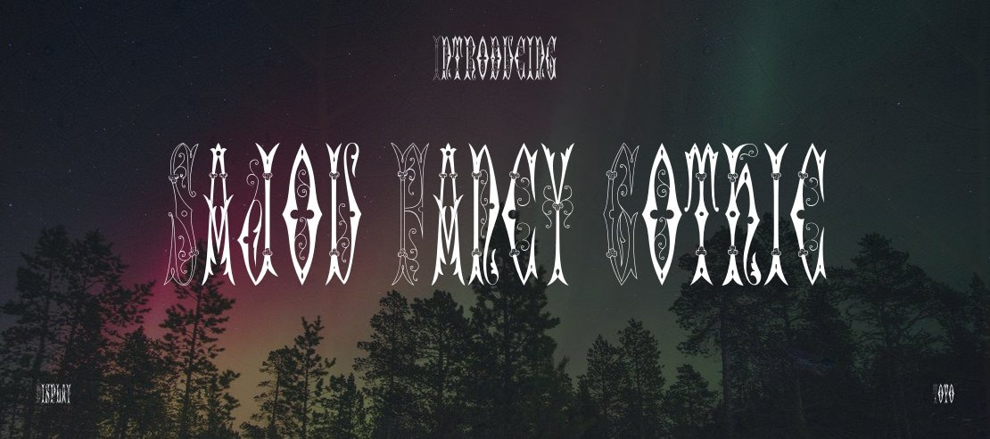 Sajou Fancy Gothic Font