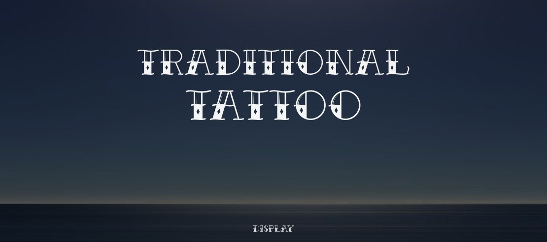 Traditional Tattoo Font