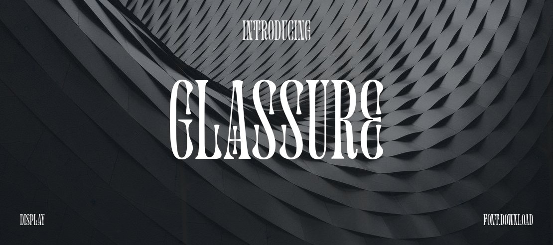Glassure Font
