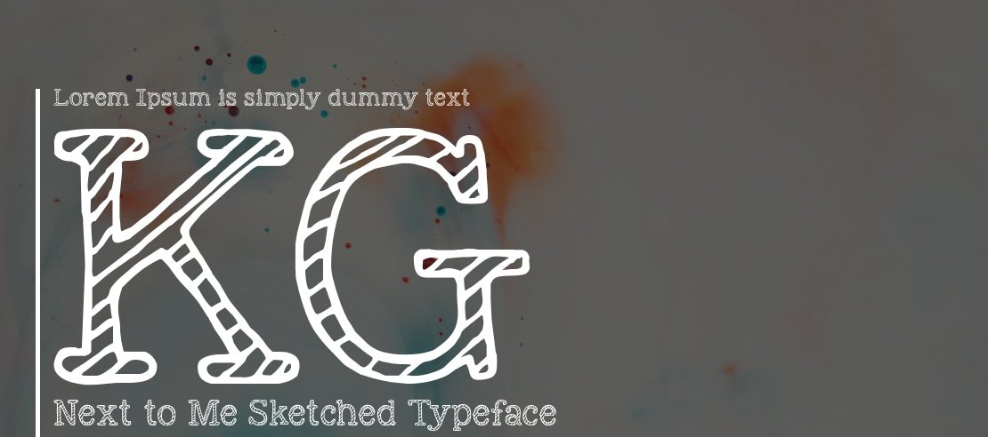 KG Next to Me Sketched Font Family