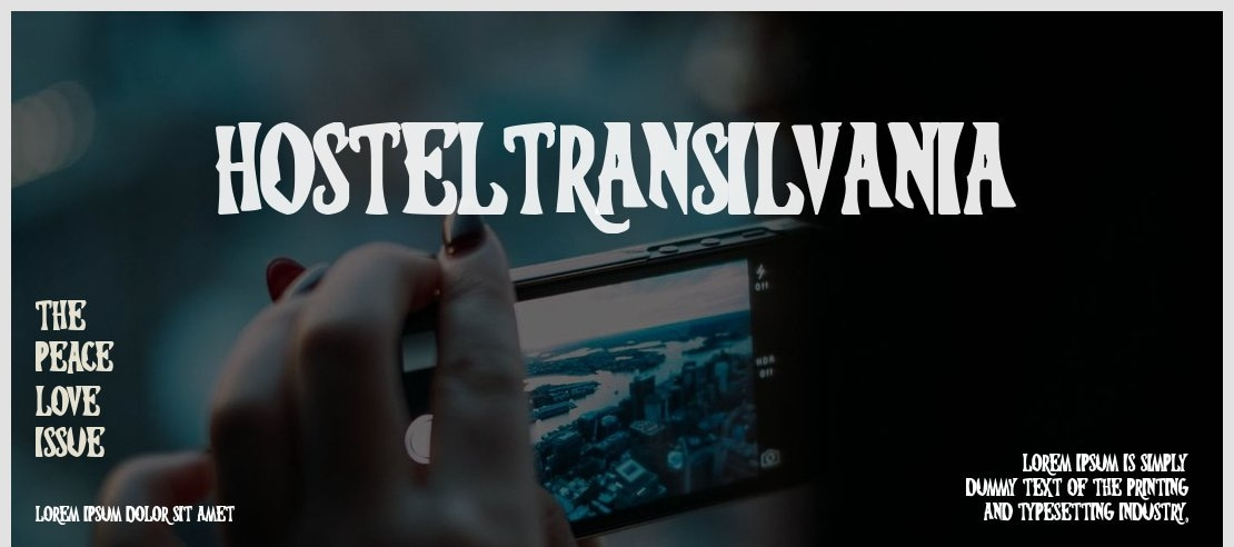 hosteltransilvania Font