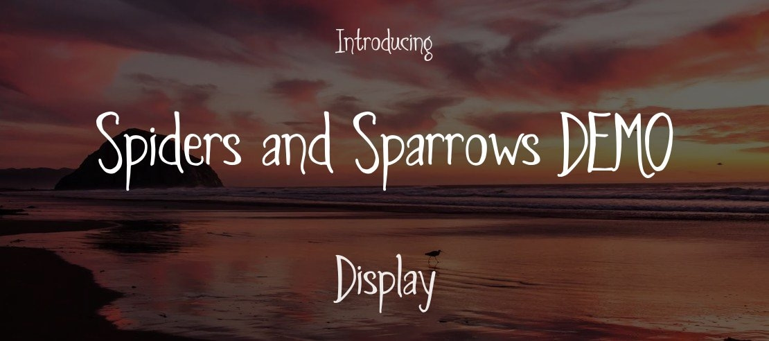 Spiders and Sparrows DEMO Font