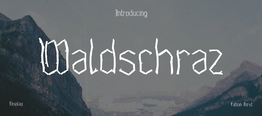 Waldschraz Font