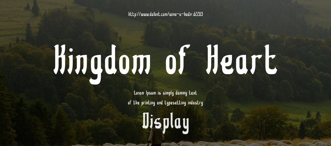 Kingdom of Heart Font