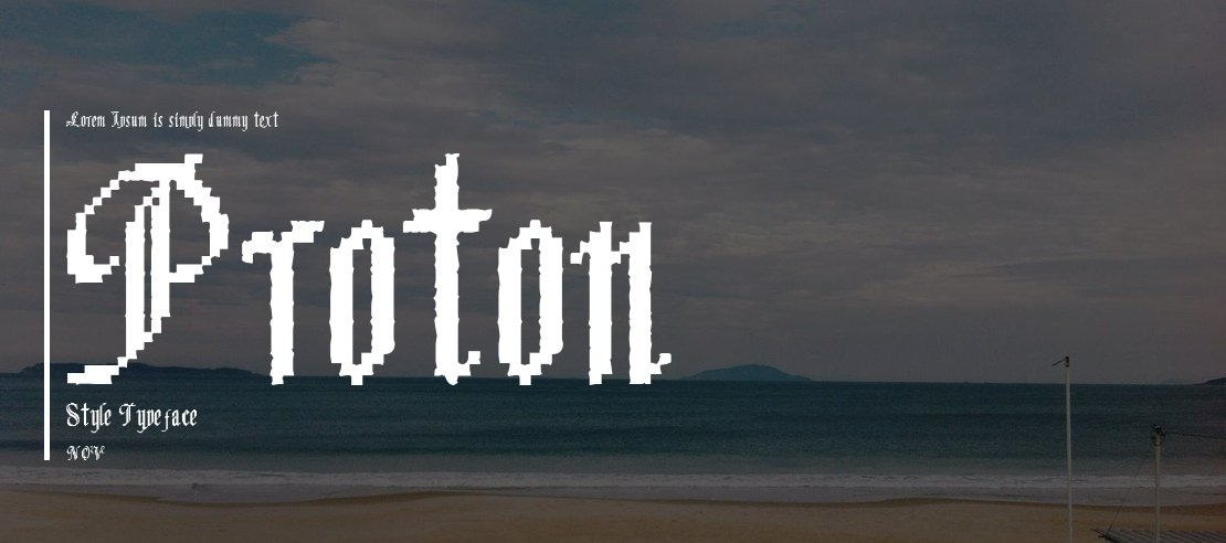 Proton Style Font