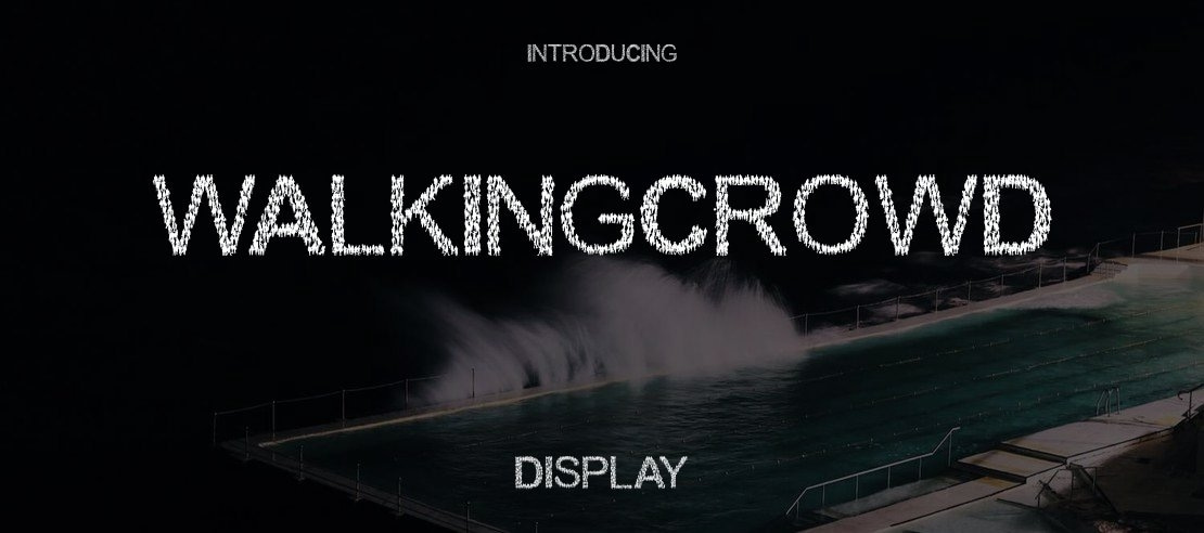 WalkingCrowd Font