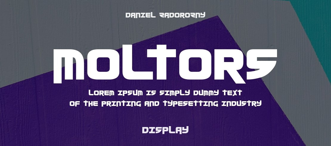 Moltors Font Family