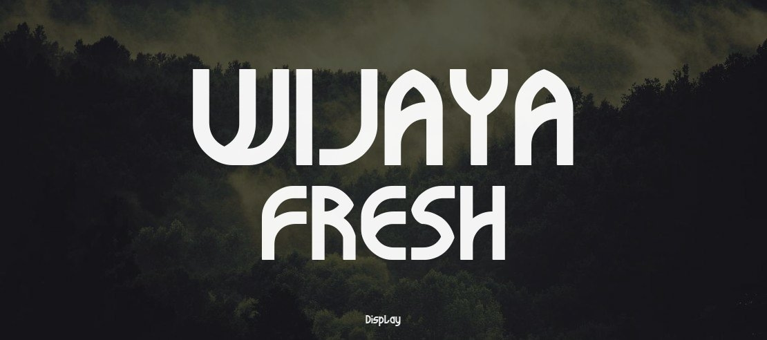 WIJAYA FRESH Font