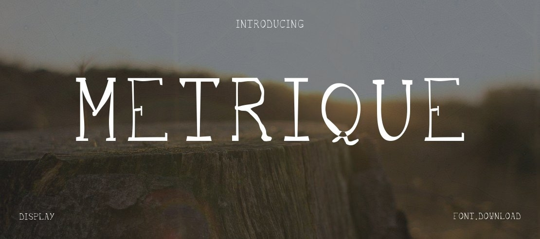 Metrique Font