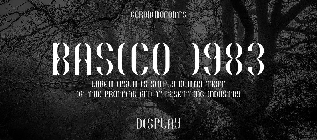 Basico 1983 Font