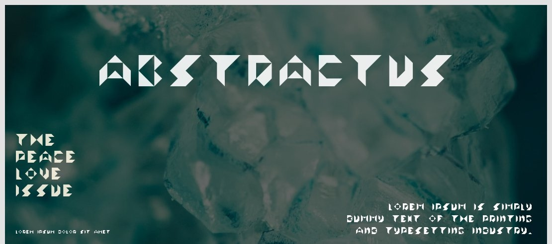 Abstractus Font